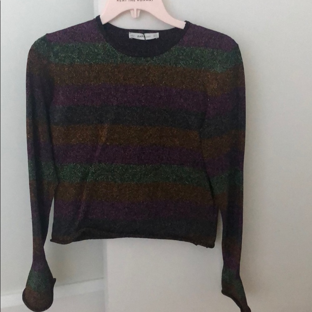 Zara sparkle shirt